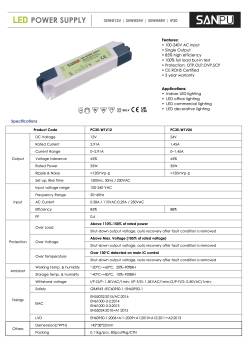 Led Treiber 24 V 35Watt,SanPu,IP20,2733